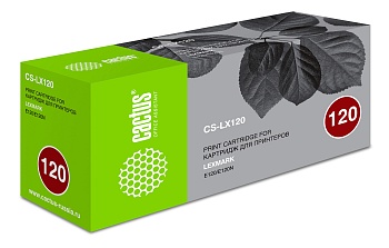 Картридж лазерный Cactus CS-LX120 12016SE черный (2000стр.) для Lexmark Optra E120/120N