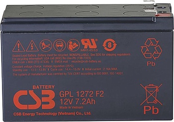 Аккумулятор CSB GPL1272 F2