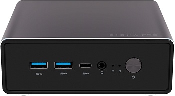 Неттоп Digma Pro Minimax U1 i5 1335U (1.3) 16Gb SSD512Gb UHDG Windows 11 Professional GbitEth WiFi BT 60W темно-серый/черный (DPP5-ADXW03)