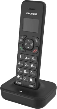 Р/Телефон Dect Decross DC1102B черный АОН