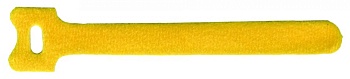 Хомут-липучка Lanmaster LAN-VCM135-YL 135x12мм (упак:20шт) нейлон/полиэтилен внутри помещений жёлтый